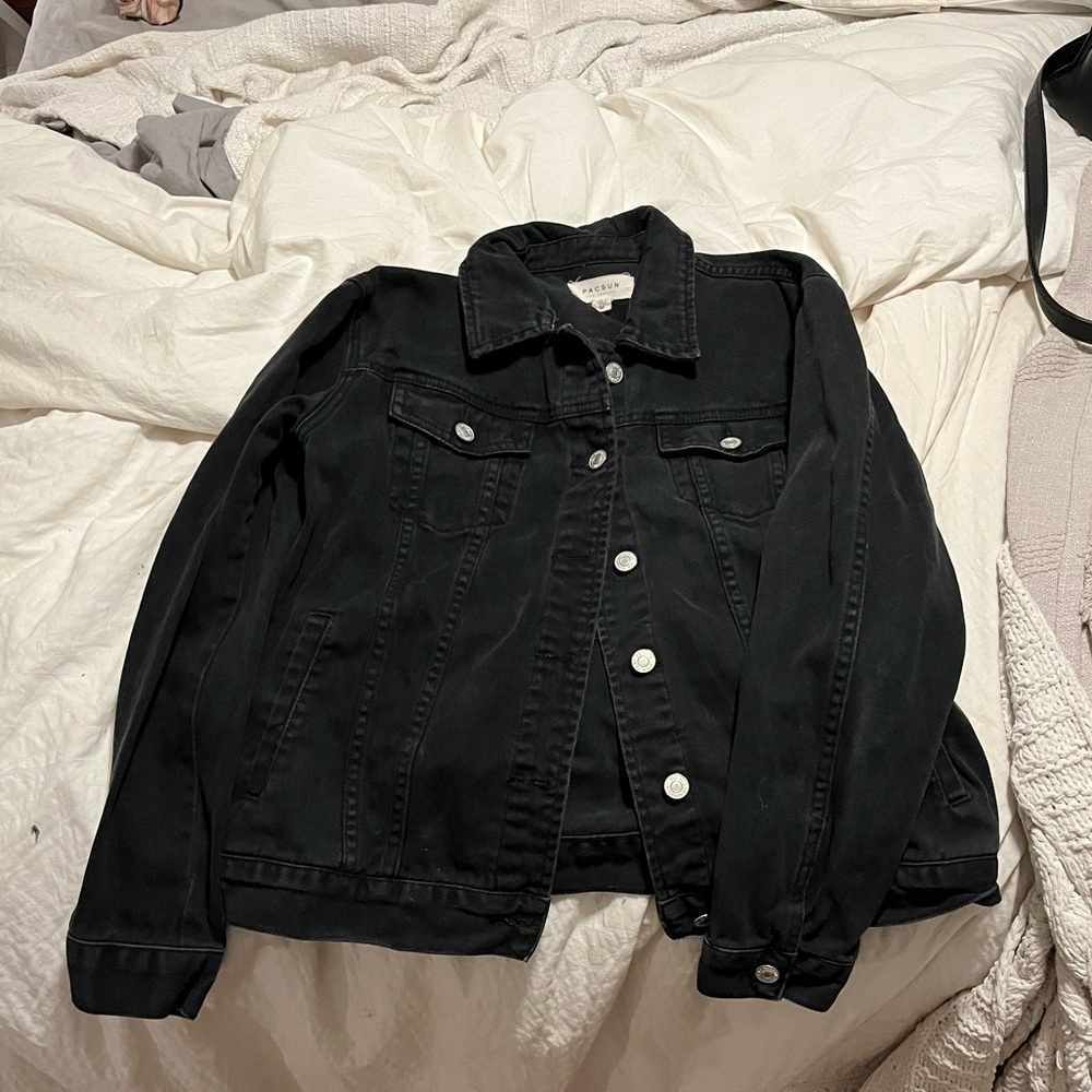 Pac Sun Black Denim Jacket
